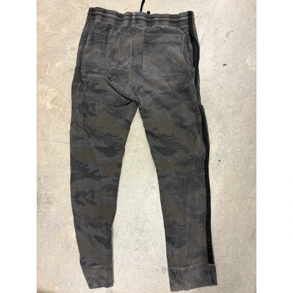 James Perse Yosemite 2 Camo Print Jogger‎ Pants Black Side Stripe - Picture 3 of 3